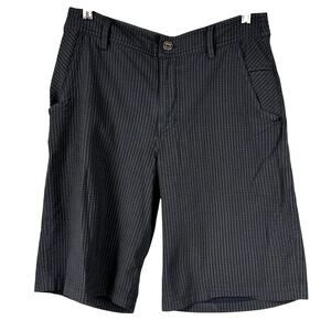 Lululemon Kahuna Golf Shorts Seersucker Black Men's Size 32 Excellent Condition